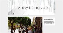 Desktop Screenshot of ivos-blog.de